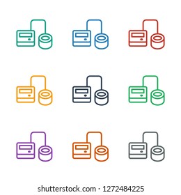 blod pressure tool icon white background. Editable outline blod pressure tool icon from health. Trendy blod pressure tool icon for web and mobile.