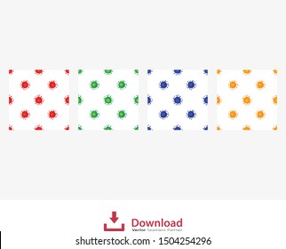 Blod Seamless pattern style. Branding design. Vector images. Icon logo
