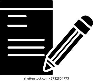 Blog Ad Glyph Vektor Icon Design
