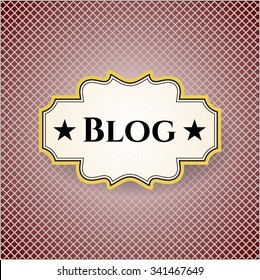 Blog banner or poster