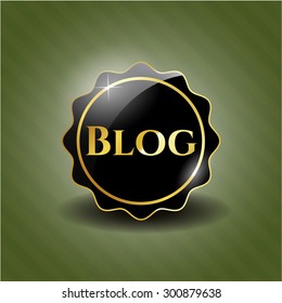 Blog black emblem