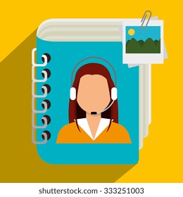 Blog and bloggers trend design, vector illustration graphic