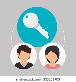 Blog and bloggers trend design, vector illustration graphic