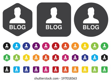Blog button