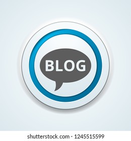 Blog button illustration