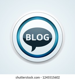 Blog button illustration