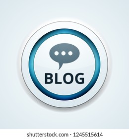 Blog button illustration