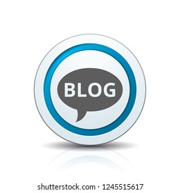 Blog button illustration
