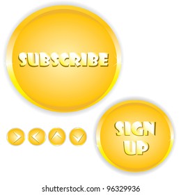 blog button. vector illustration.