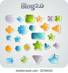 Blog and chat design elements