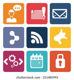 blog concept design, vector illustration eps10 graphic 