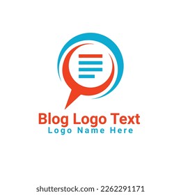 blog creative logo in vector