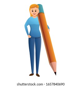 Blog editor icon. Cartoon of blog editor vector icon for web design isolated on white background