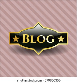 emblema del oro del blog