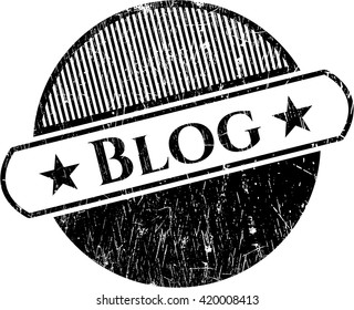 Blog grunge seal