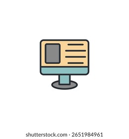coleção de ícones do blog estilo .design com plano de fundo