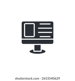 blog icon collection .design style with background