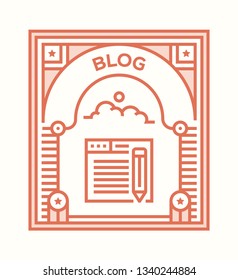 BLOG ICON CONCEPT