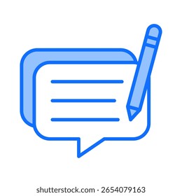 Blog Icon Element For Design