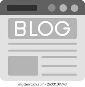 Símbolo de Ícone de Blog Art Sign
