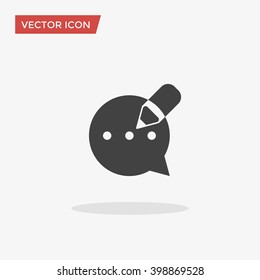 Blog Icon in trendy flat style isolated on grey background. Blogging symbol for your web site design, logo, app, UI. Vector illustration, EPS10.