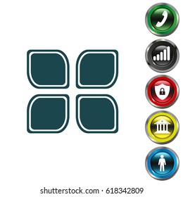 blog icon. vector illustration