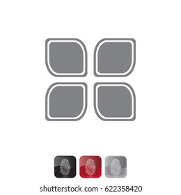 blog icon. vector illustration