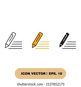 símbolo de iconos de blog elementos vectores para web infográfica