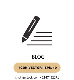 blog icons  symbol vector elements for infographic web