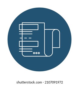 Blog Isolated Vector icon which can easily modify or edit

