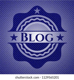 Blog with jean texture