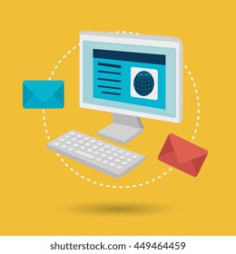 blog management design, vector illustration eps10 graphic 