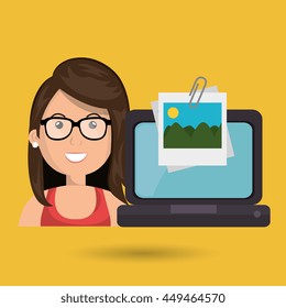 blog management design, vector illustration eps10 graphic 