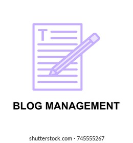 BLOG MANAGEMENT ICON 