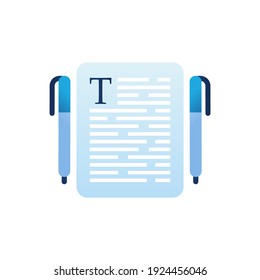 Blog Management icon in vector. Logotype