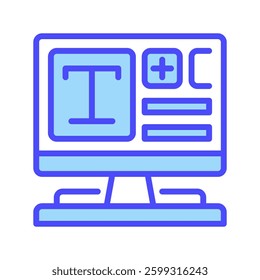 Blog Post line icon. linear style sign for mobile concept and web design. Outline vector icon. Symbol, logo illustration. Vector graphic