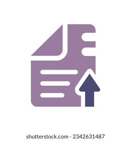 Blog Posting Flat Colorful Icon Isolate On White Background Vector Illustration | Seo Icons