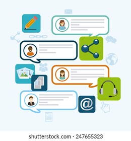 blog template design, vector illustration eps10 graphic