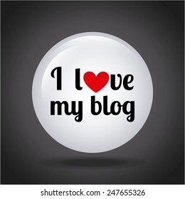 blog template design, vector illustration eps10 graphic