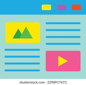 Icono de vector de blog. Se puede usar para imprimir, móviles y aplicaciones web.