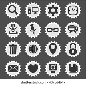 blog web icons for user interface design