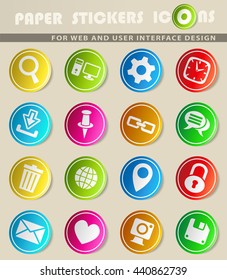 blog web icons for user interface design