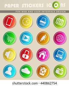 blog web icons for user interface design