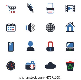 blog web icons for user interface design