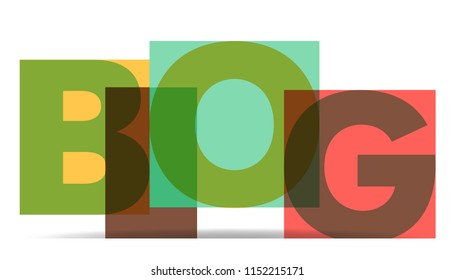 Blog word concept
