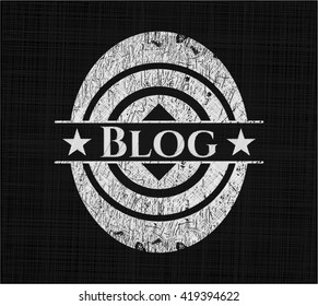 Blog mit Chalkboard-Struktur