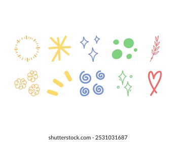 Blogger Accessories Design Element Set 