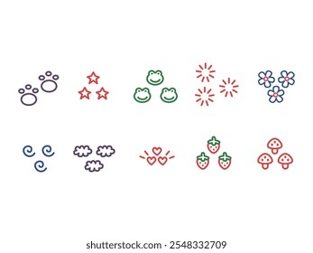 Blogger Accessories Design Element Set