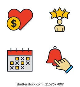 Blogger, Blog set icon symbol template for graphic and web design collection logo vector illustration
