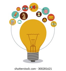 Blogger digital design, vector illustration eps 10